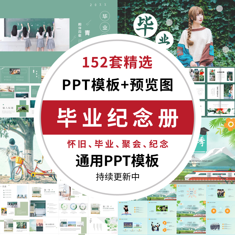 打烊ppt模版素材毕业季聚会纪念电子相册旅行文艺青春典礼晚会ppt模板