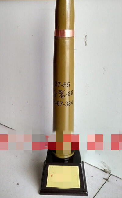姬幻炮弹工艺品炮弹壳底座退役模型收藏摆件130炮纪念战友镇的宅送人
