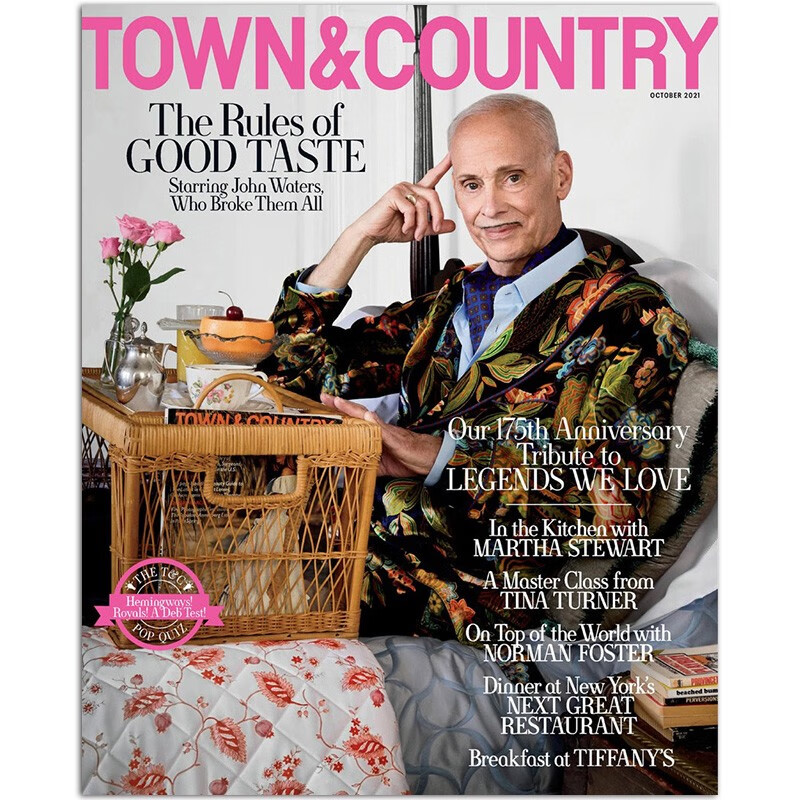 【单期可选】Town&Country 城市与乡村 2023年月刊 美国生活杂志 2021年10月刊
