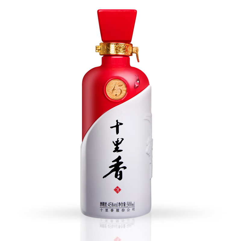 十里香(Shilixiang)【酒厂直供】十里香酒 45度浓香型白酒 500ml*4瓶整箱装 商务宴请 45度 500mL 4瓶