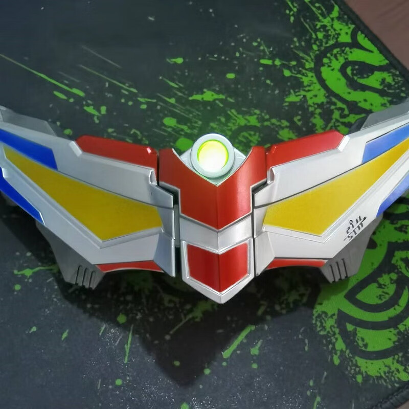 激射赛罗奥特曼折叠眼镜 声光版赛罗眼镜塞罗手镯手环折叠大号变形