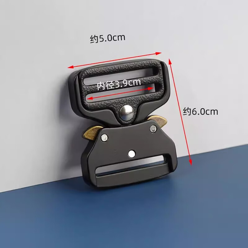 佳品優(yōu)金屬戰(zhàn)術(shù)腰帶插扣配件多功能戶外箱包背包卡扣軍訓(xùn)工裝多功能插扣 黑色內(nèi)徑3.9cm一個(gè) 古銅按鈕 眼鏡蛇插扣