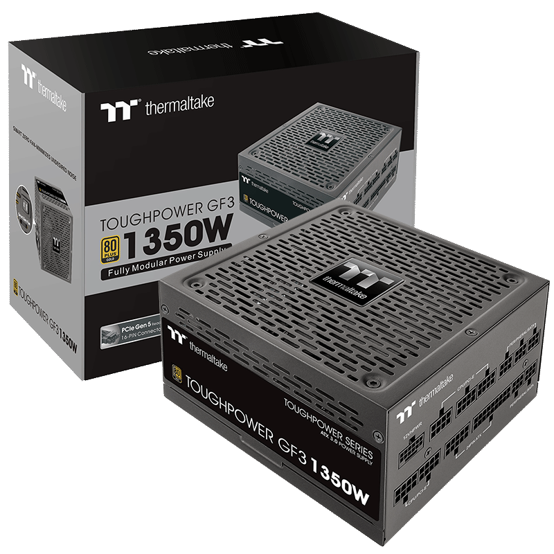 Tt（Thermaltake）额定1350W 钢影Toughpower GF3 电脑电源（原生PCIe5.0/ATX3.0规范/80PLUS 1959元