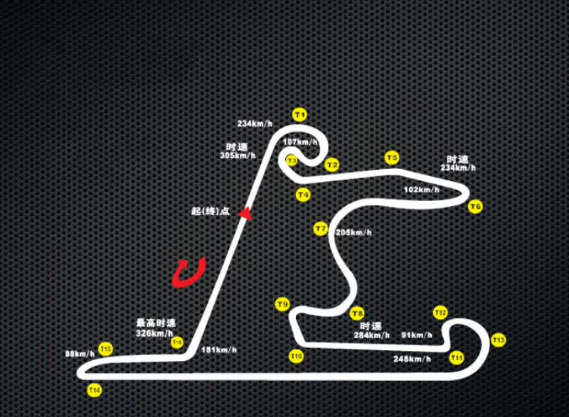 f1赛道上海队赛车道贴纸创意个性反光车贴f1上海赛道贴中国上海站