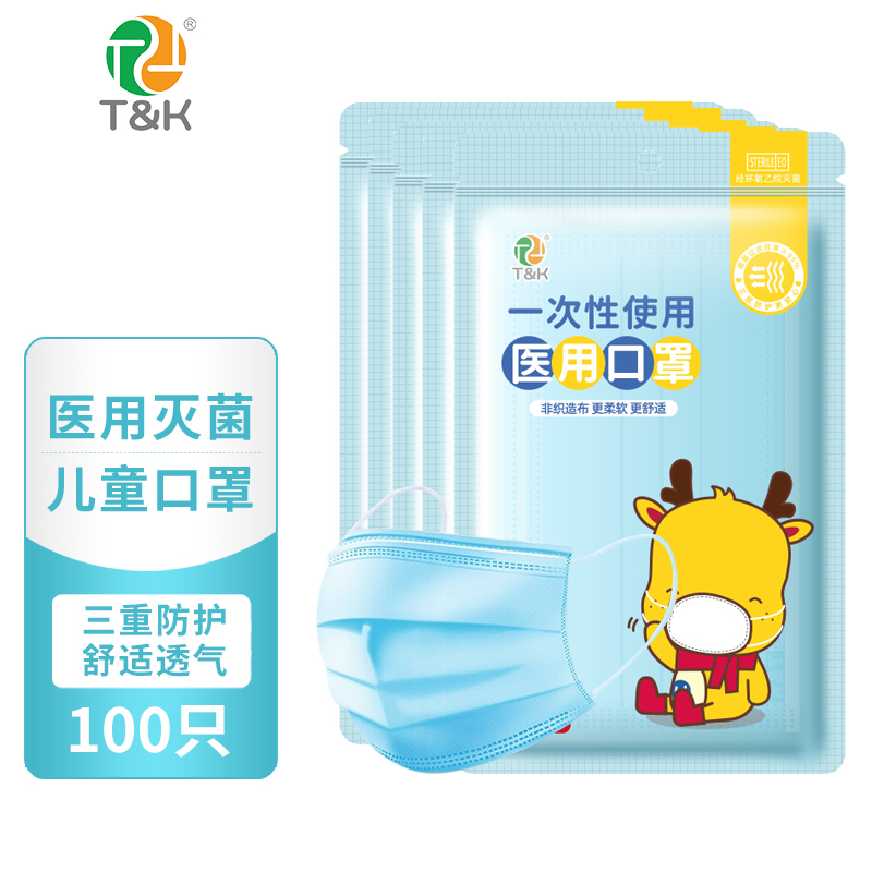 泰恩康儿童口罩价格趋势及用户评价