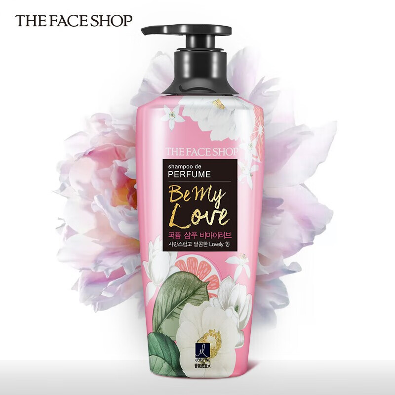 菲诗小铺（The Face Shop）初恋甜心香氛洗护发素梦中浪漫邂逅玫瑰套装香氛洗发水柔顺留香 初恋甜心香氛洗发水-400ml