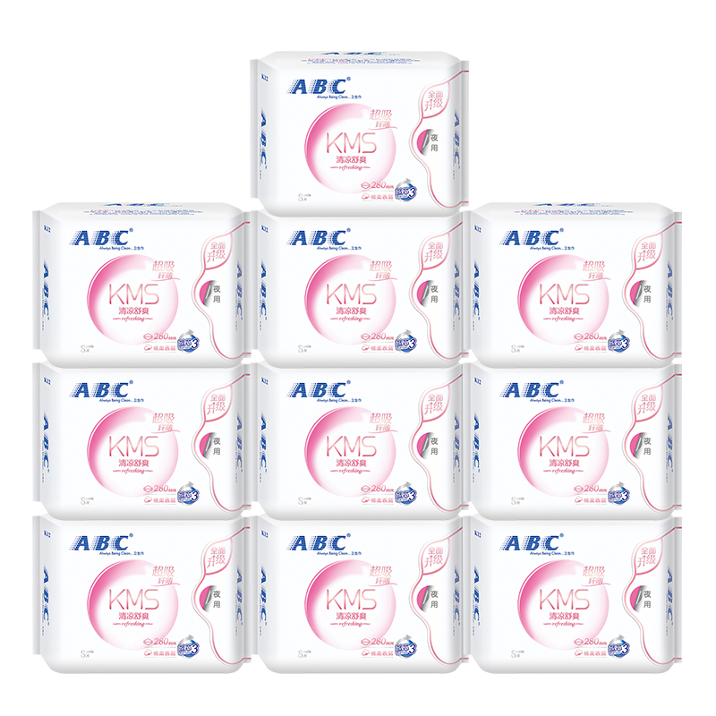 ABC�����������KMS�˱�������ҹ���װ����˲������©ѧ�������� ҹ��280mm 10��80Ƭ 69.9Ԫ