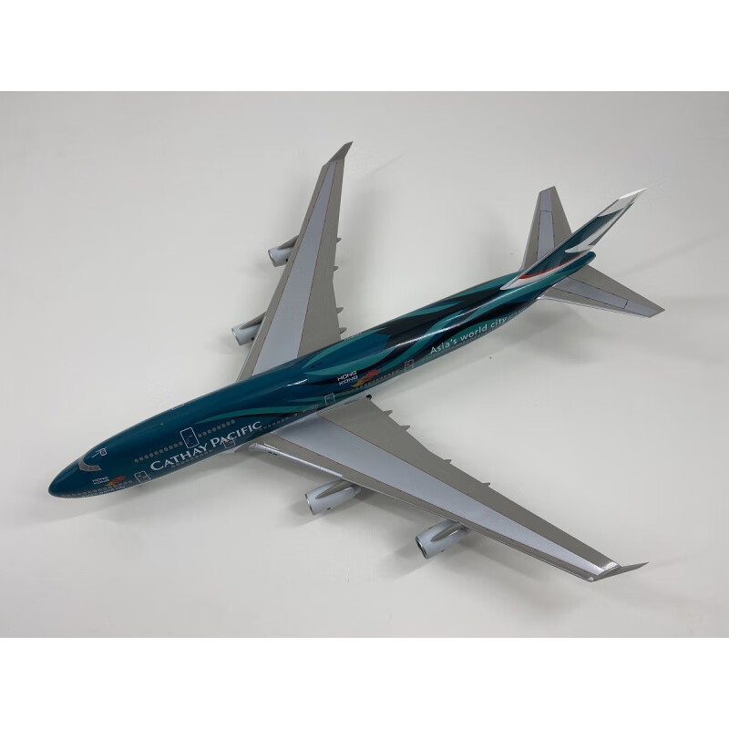 1/200 国泰航空747-400 亚洲都会彩绘 成品客机飞机模型 国泰航空亚洲