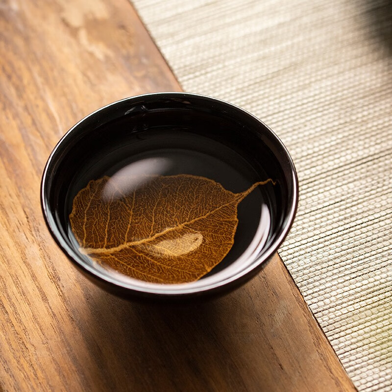 上新了文创 故宫茶具套装 功夫茶具礼盒高档 送长辈生日礼物教师节礼物 桑叶款·茶盏