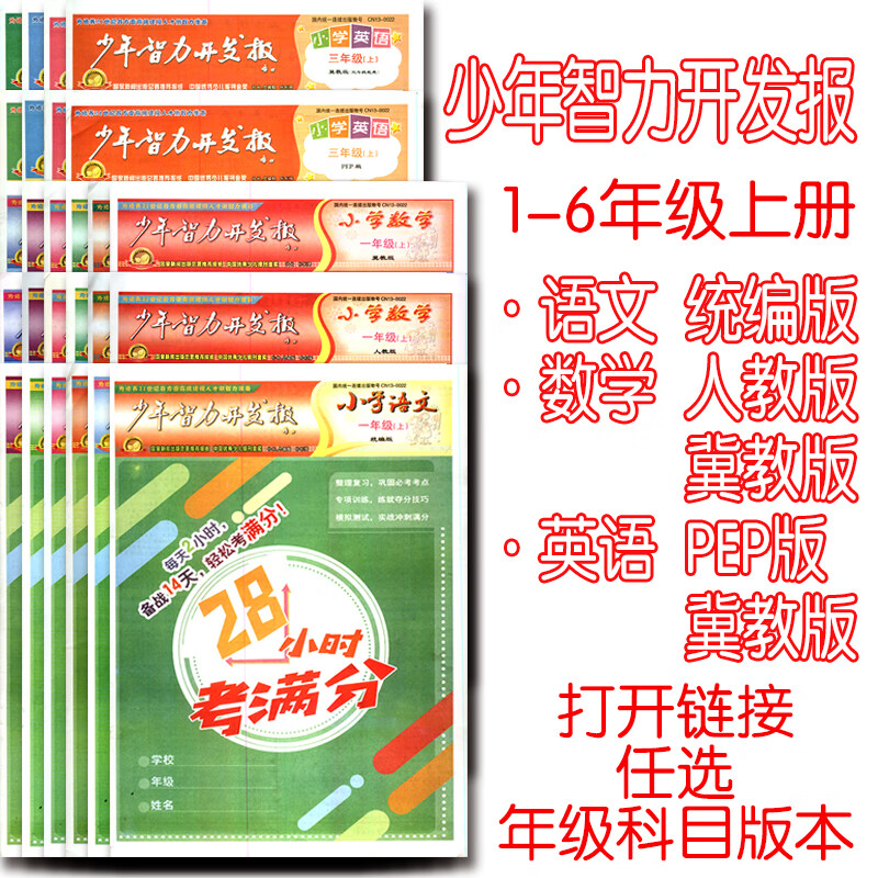 2023新版少年智力开发报123456年