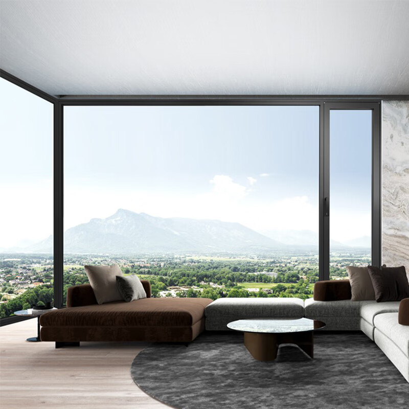 落地窗定制 享裕安门窗yn-7断桥铝门窗落地窗户封阳台平开窗隔音l