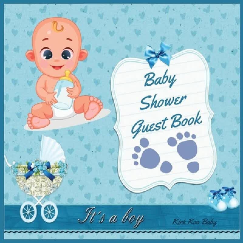 预订 its a boy! baby shower guest book: amaz