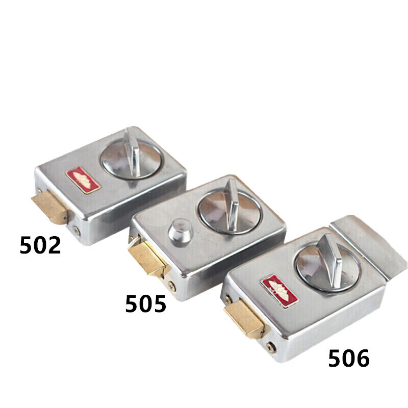 天颛老式木门撞锁 单舌木门碰锁 盗门锁 505 3550  型 带钥匙 505