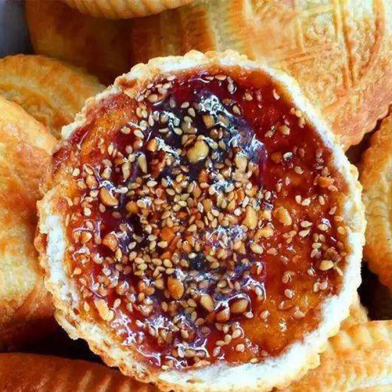 俏滋郎乡宁空心月饼山西临汾中秋特产白糖红糖芝麻五【好物】 五仁10