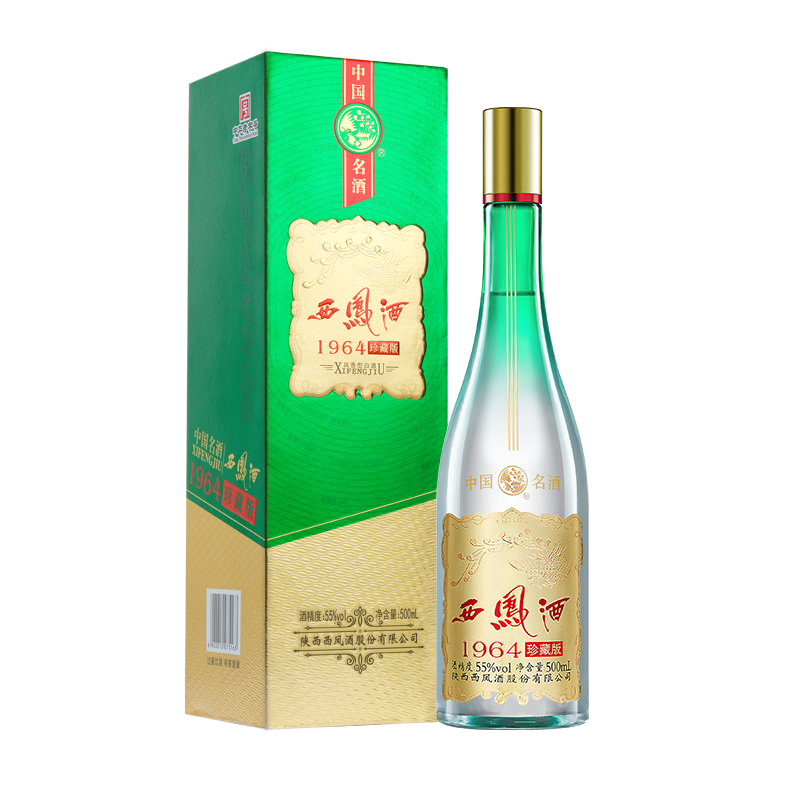 西凤酒 1964珍藏版 55%vol 凤香 500ml*1瓶