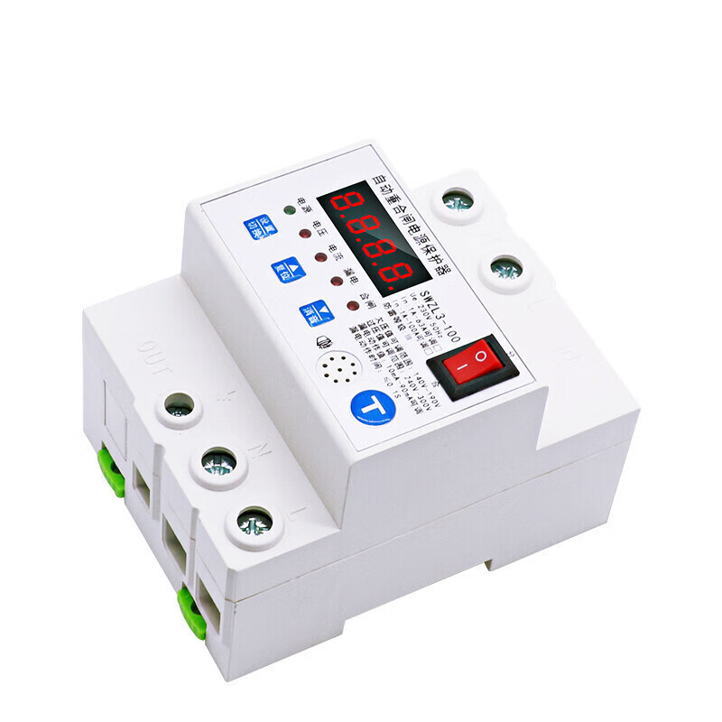 j智能防雷断路器智能漏电开关自动重合闸漏电保护器带防雷220v 100a