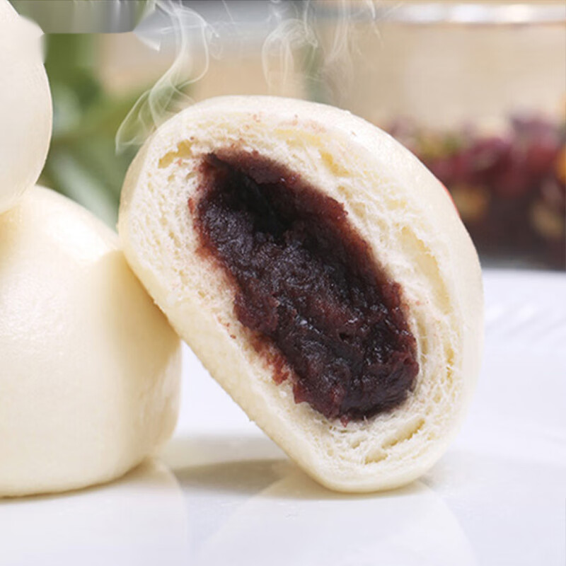 十里馋 豆沙包  420g*3包 冷冻面食家庭早餐早点点心方便速食包子