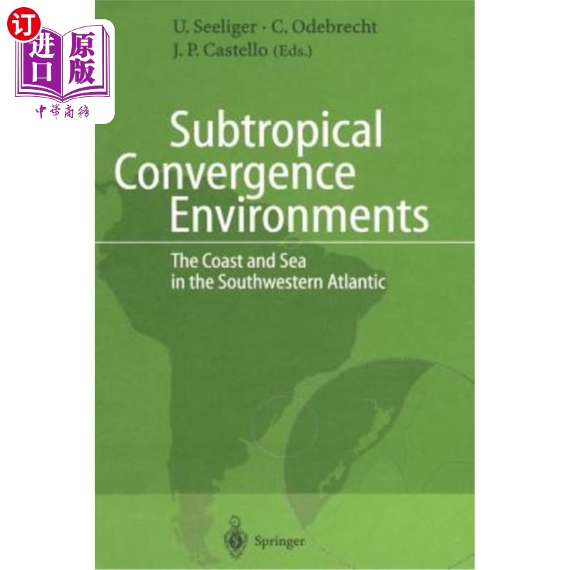 海外直订subtropical convergence environments: the coast and sea