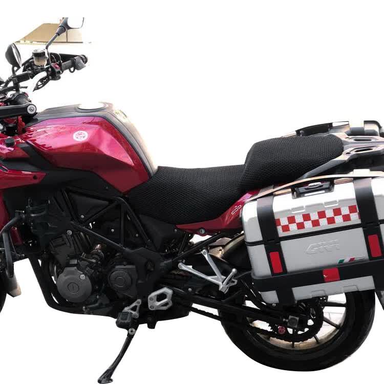 御舵套适用于贝纳利benelli金鹏502x 网状蜂窝加厚隔热 黑色加厚网状