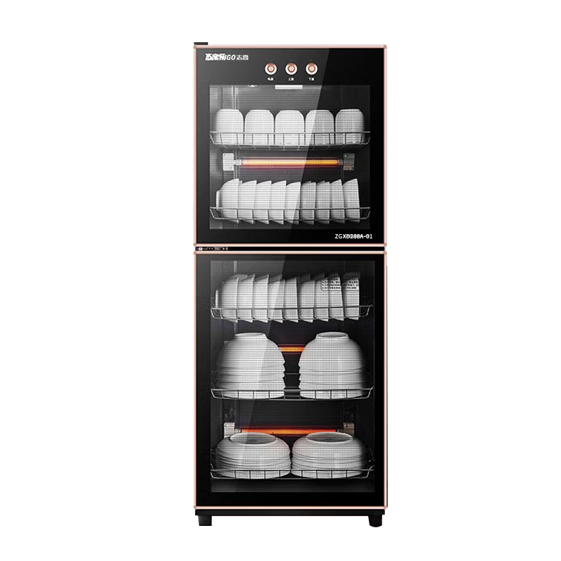 志高（CHIGO）柜家用 立式 碗柜 大容量 柜商用 碗筷奶瓶餐具臭氧紫外线柜ZTP198-ZG02