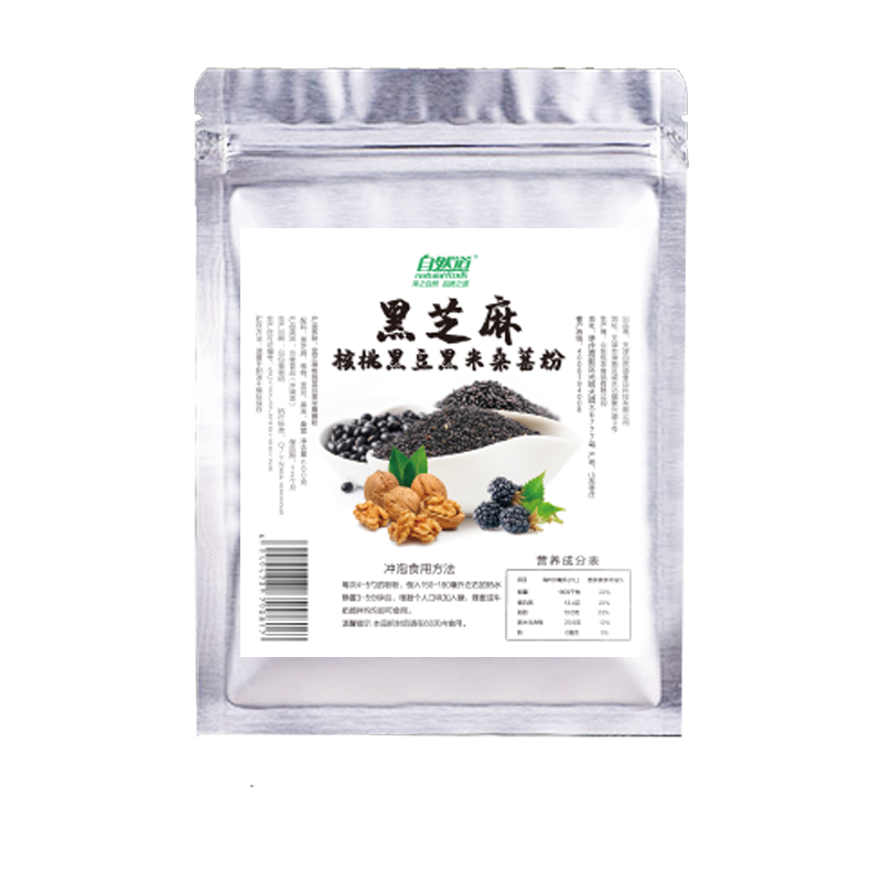 自然道 黑芝麻核桃桑葚黑米黑豆粉芝麻糊沖飲谷物早晚餐代餐五谷雜糧粉 約5厘米新疆大棗1009g-2大袋