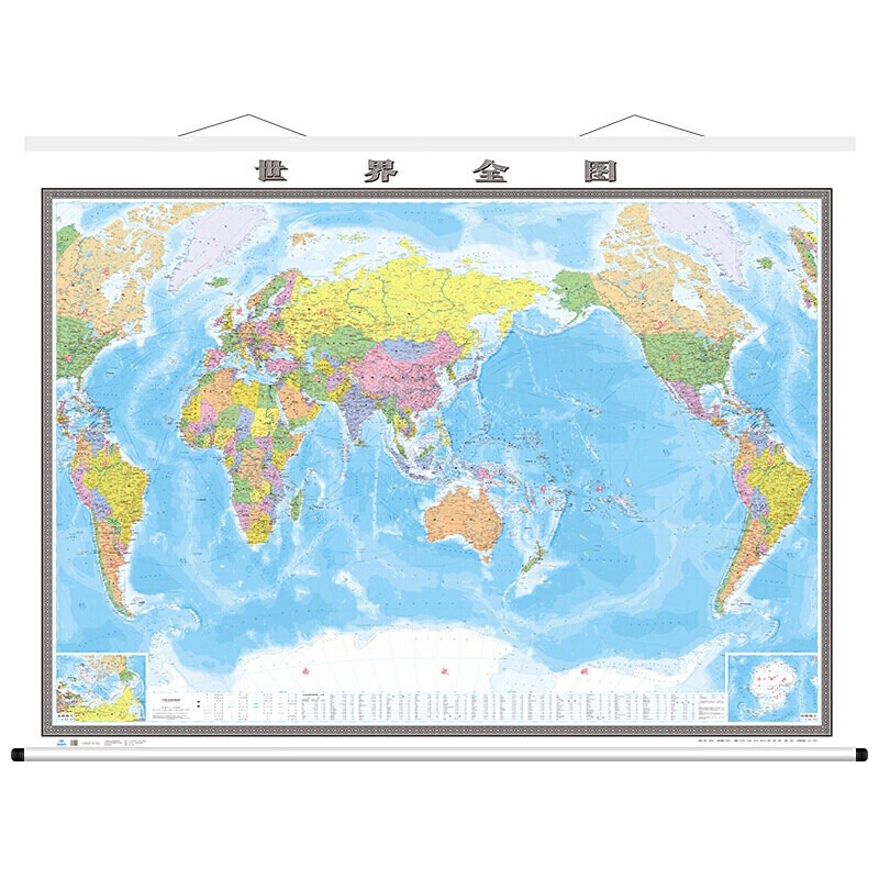 世界地图（政区版 九全开 3米*2.2米 膜图 筒装）中国地图出版社