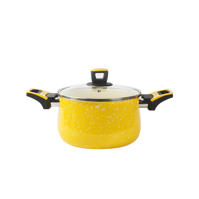 欧乐菲 olofe 德国轻珐琅汤小黄锅汤锅22cm