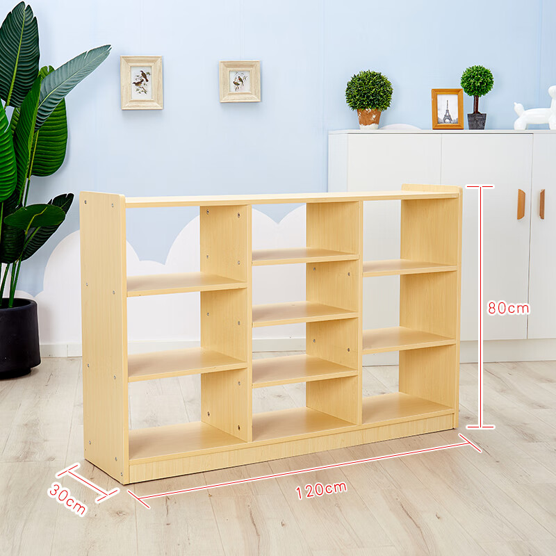 幼儿园柜子儿童区角柜玩具收纳架蒙氏教具柜置物整理架书包柜鞋柜