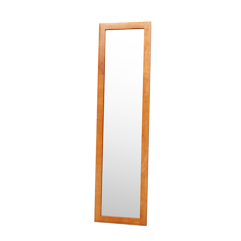 喬治木易 穿衣鏡進(jìn)口加厚實(shí)木框穿衣鏡落地款全身鏡化妝鏡子 實(shí)木框穿衣鏡【蜜糖色】