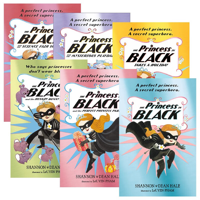 英文原版 黑衣公主6册套装 The Princess in Black 黑暗公主 桥梁章节书