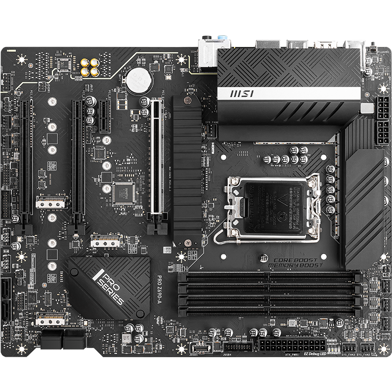 微星(MSI)PRO-Z690-A DDR4主板支持CPU12600K /12600KF/ 12700KF/12700K(Intel Z690/LGA 1700)100015370611