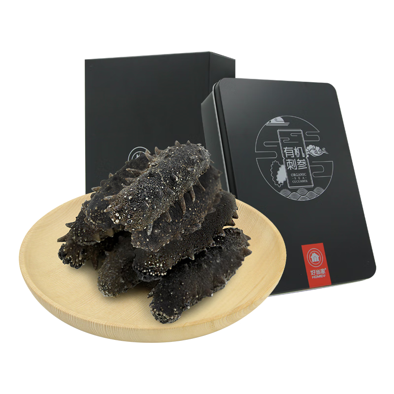 好當(dāng)家 威海有機(jī)干海參50g 約10-12頭 海鮮水產(chǎn)干貨