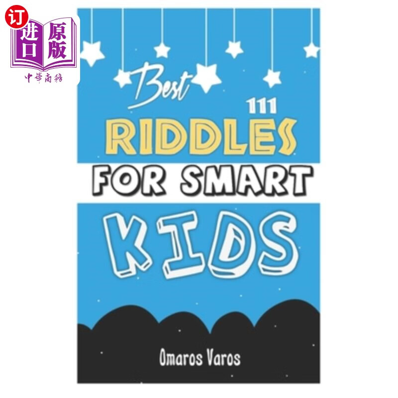 海外直订best 111 riddles for smart kids: top riddles kids