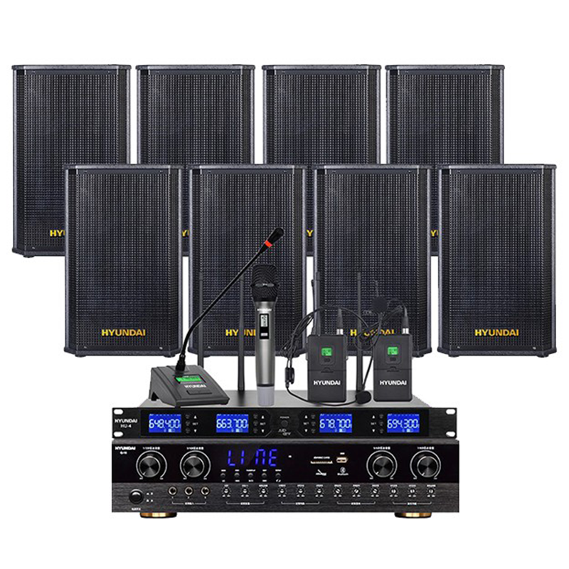 hyundai现代6英寸8英寸10英寸专业会议室音响套装 家庭ktv音响 教室