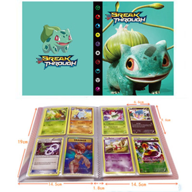 神奇精灵中文超进化精灵宝可梦宝梦卡牌收藏册vmax卡片收集册小智甲贺
