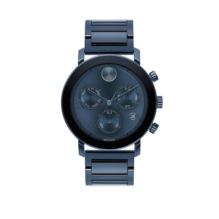 Ħ���ӣ�Movado����ʿ������ʿ��Լ������ֱ��ճ��ٴ�A54002803600683 Blue Dial One Size 9668.29Ԫ