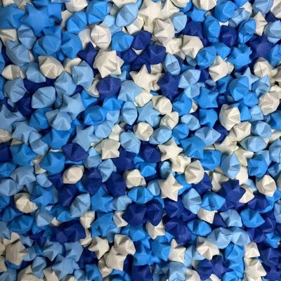 惠阙芸手工折成品星星 手工星星成品幸运星折纸星星成品折纸礼品自制