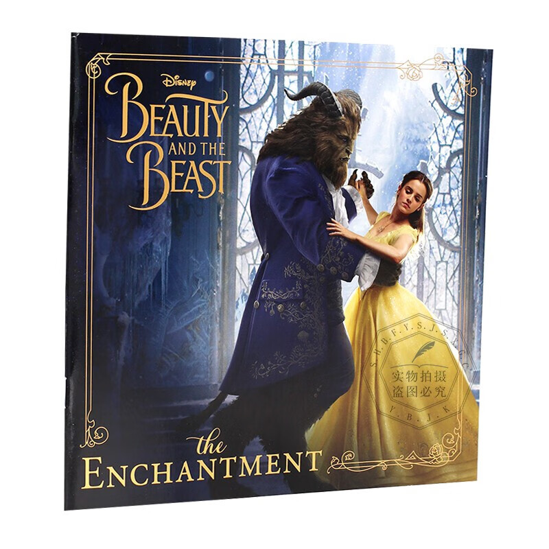 美女与野兽 迪士尼故事书 电影版 英文原版 beauty and the beast