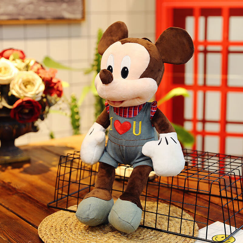 迪士尼(disney)女生节礼物可爱米奇米妮公仔毛绒玩具大号玩偶小米老鼠