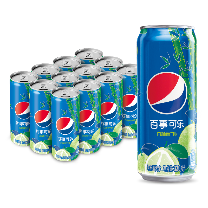 百事可乐Pepsi太汽系列白柚青竹口味价格走势及口感评价