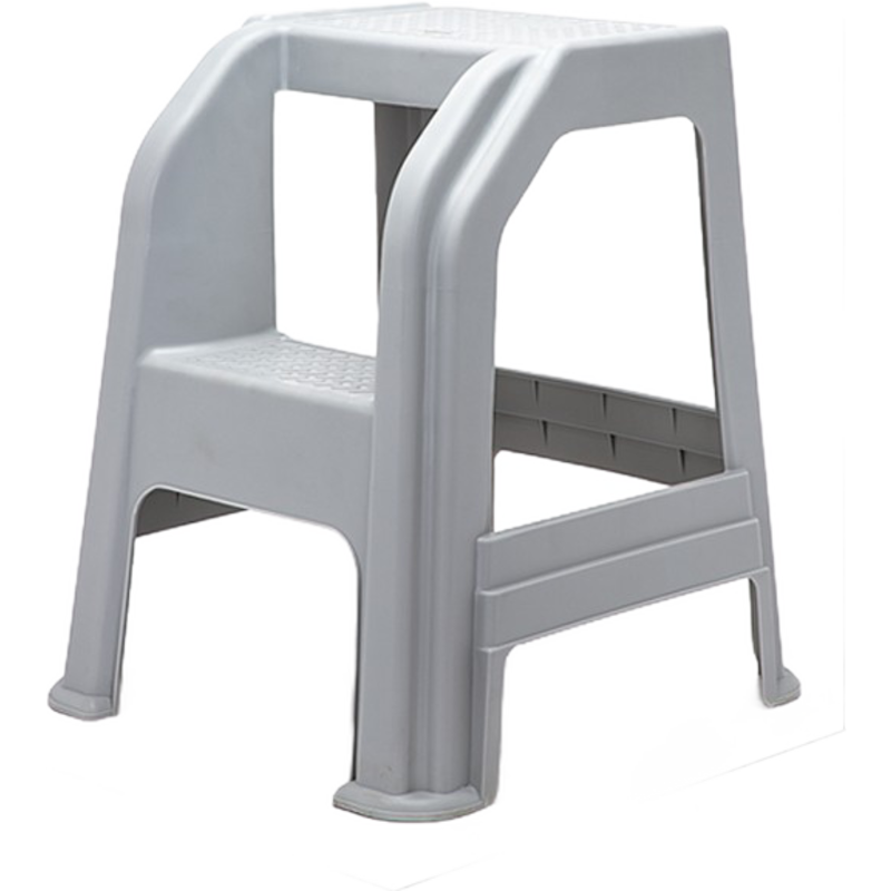 （工匠时光）洗车凳阶梯凳两步凳塑料高低凳椅台阶凳脚踏梯家用垫脚 宝蓝色（61高承重200斤