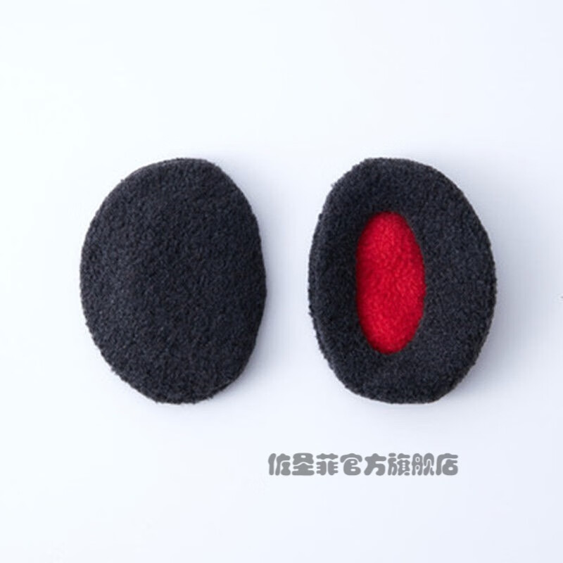 佐圣菲新款耳罩保暖摇粒绒冬季单耳保暖耳捂女分体耳套男耳套罩 黑色1双