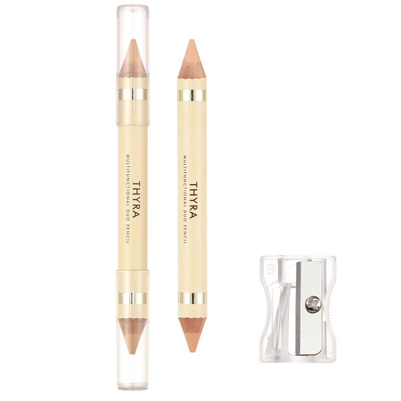 昙雅（Thyra） 遮瑕笔女生提亮泪沟法令纹 遮黑眼圈盖斑点脸部痘印细腻不卡粉多效双头遮瑕膏5.2g 昙雅多效双头遮瑕膏笔