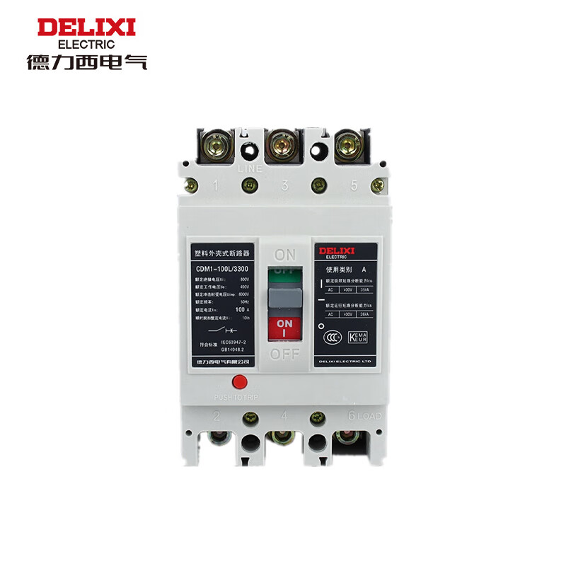 德力西电气(delixi electric)塑壳断路器cdm1-630l/3300过载短路保护
