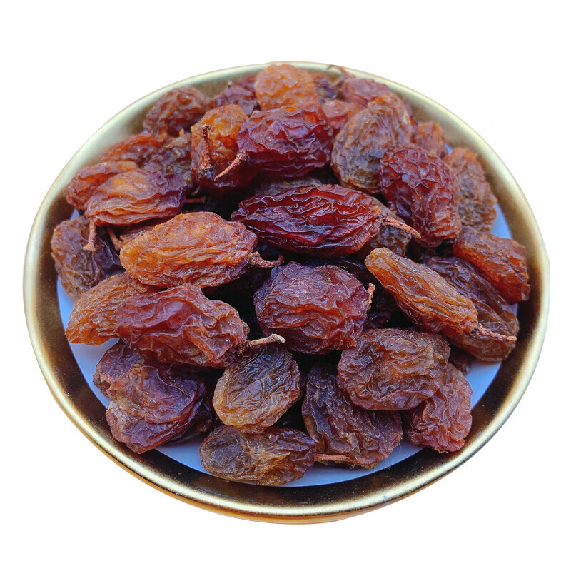 元族新疆吐鲁番有籽红葡萄干免洗即食带籽干果特产零食  500g