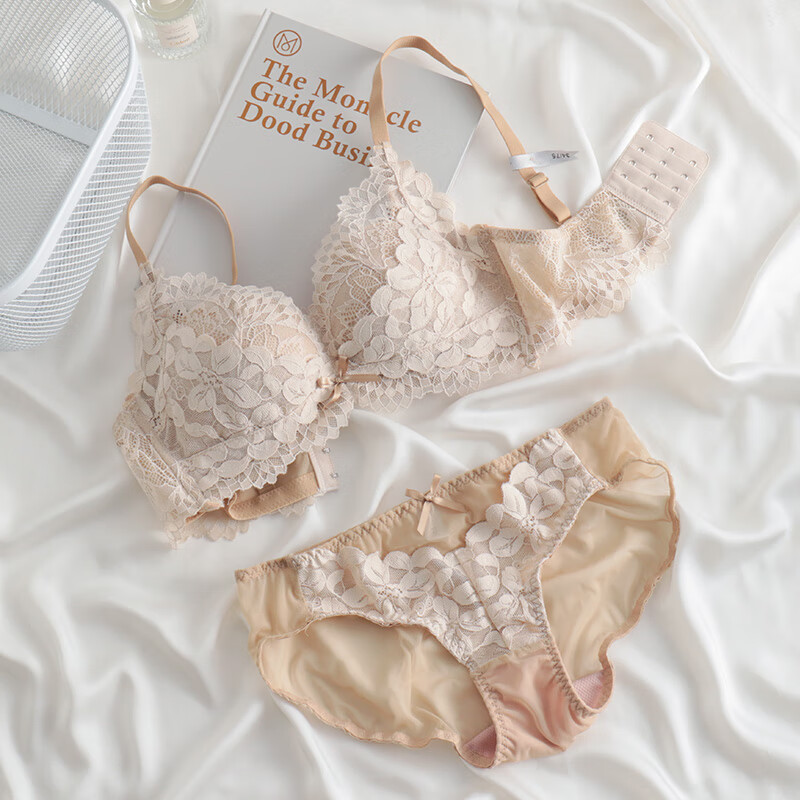 carey kay品牌内衣女无钢圈聚拢文胸小胸性感蕾丝上托调整型少女文胸