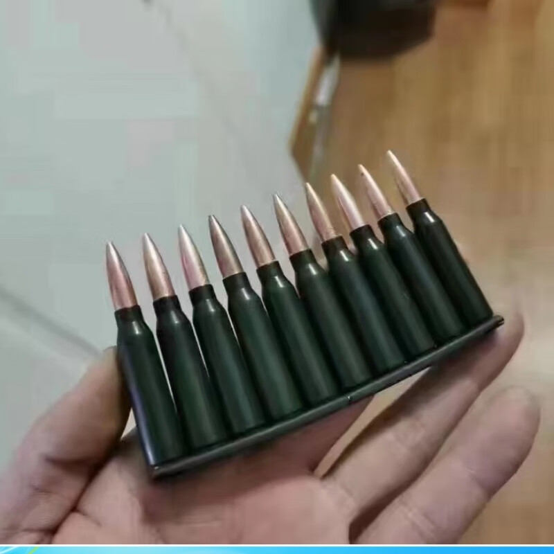 真弹壳95子弹壳工艺品钥匙扣适合收藏军旅留恋 95绿色