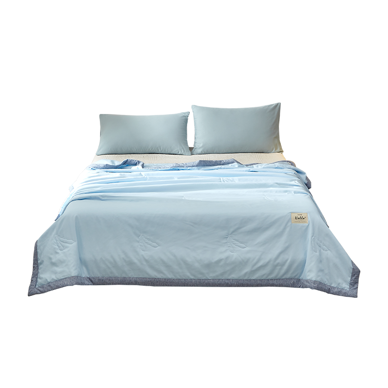 艾维（I-WILL）空调被单双人凉感薄款纯色夏被-价格走势稳定，品质保证|纤维被历史价格价格查询