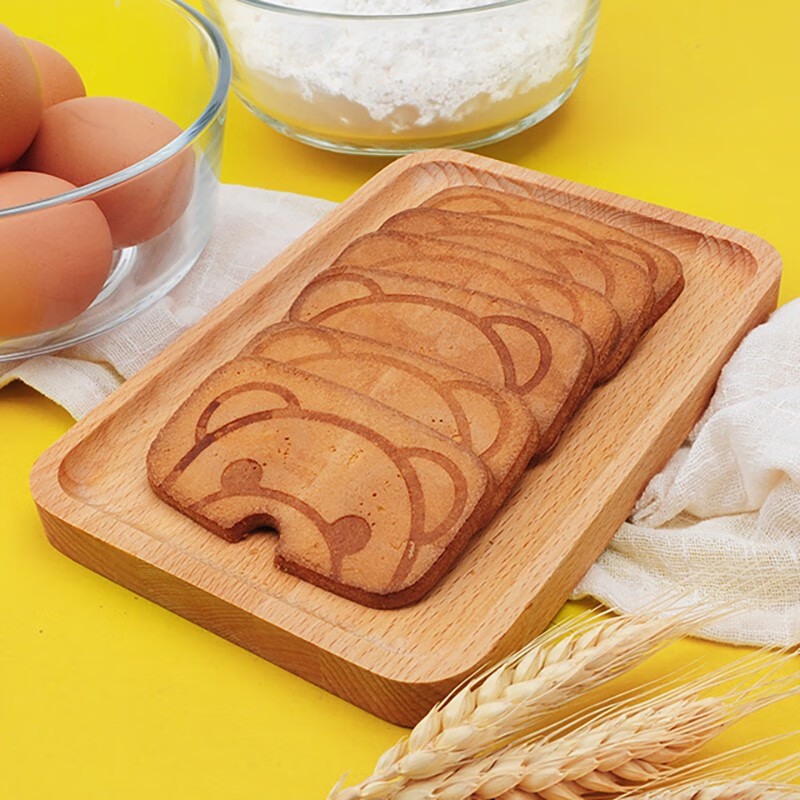 卡宾熊 凹煎饼4斤整箱小熊饼干休闲零食年货送礼代餐食品儿童早餐薄脆饼 蛋烤味