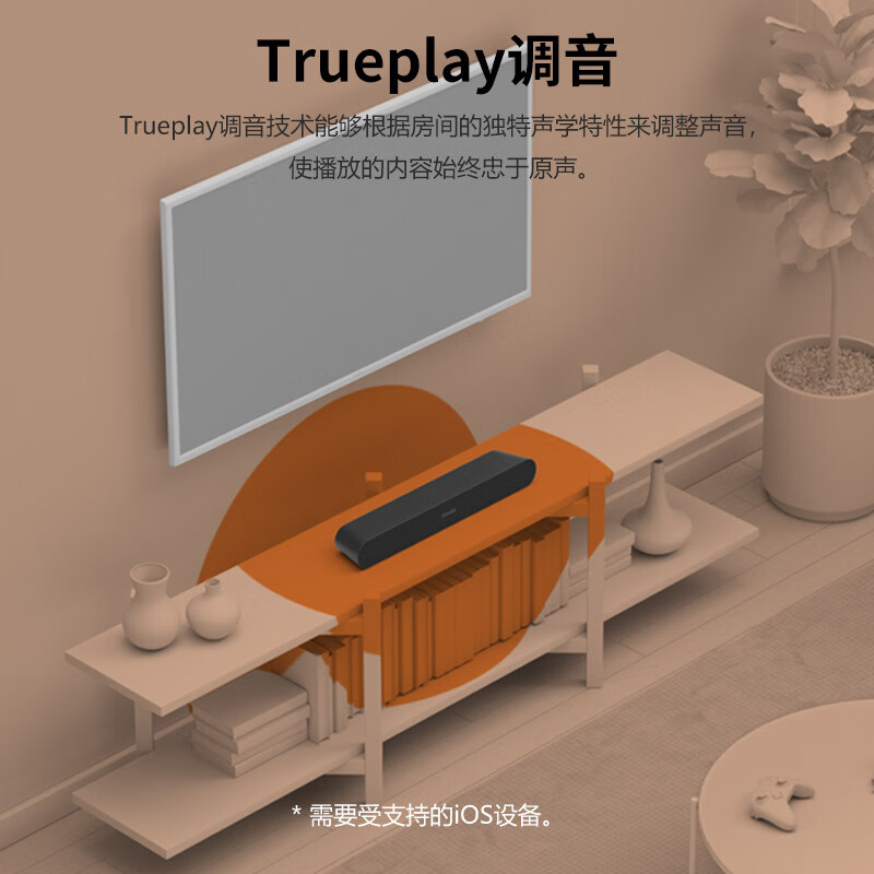 SONOS Ray+Sub Mini+Era100×2 家庭影院5.1声道 回音壁 WiFi无线环绕组合 多房间客厅 电视音响 黑